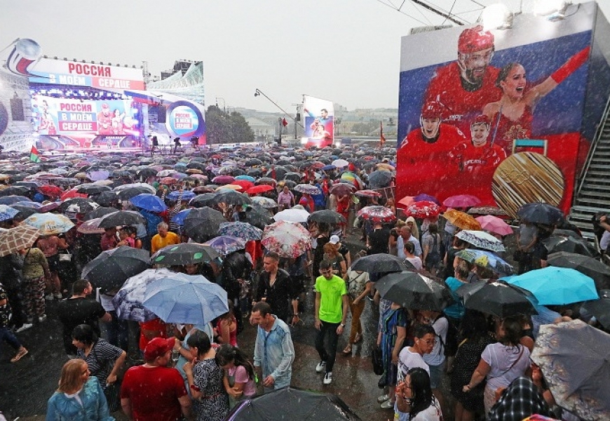 About 20,000 spectators come for Russia in My Heart concert in Moscow’s Manezh Square